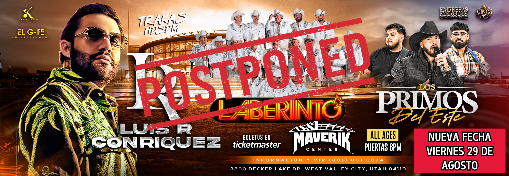 Luis R. Conriquez POSTPONED